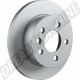 Disque de frein avant plein, 260x16 mm, revêtu pour VW Transporter T4 (09/90-06/03) 14 pouces