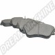 Plaquettes de Frein Avant Haute Qualité pour VOLKSWAGEN Transporter T4, 1993-1999