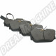 Jeu de plaquettes de frein arrière pour VW Transporter T4, 51x95x17,3 mm, avec contact d'usure intégré (01/96-06/03)