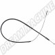 Câble de frein à main arrière pour VW Golf/Jetta (08/83-07/88) - 191609721A