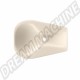 Coquille de Poignées, Manivelle de Toit Ouvrant Beige Argent pour Volkswagen Coccinelle, Combi, T25, Typ 3, Golf 1, Jetta 1