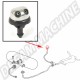 Gicleur de lave-glace chromé double réglable pour Volkswagen 111955993W