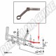 Bras de Torsion Supérieur Gauche sans Rotule Reconditionné : Coccinelle 1966-1979, Karmann Ghia 1966-1974, Coccinelle Cabrio 1966-1970