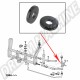Rondelles/bagues de pression pour rotule de suspension supérieure, la paire - Volkswagen Coccinelle 1965+ Ghia 1965+ Type 181/Kübel jusqu'à 1970