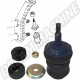 Kit de montage pour Amortisseur avant sur Volkswagen Coccinelle 1200, 1300, 1500, 65->, Tous modèles sauf 1302 & 1303
