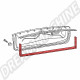 Joint Couvercle Boîtier Ventilateur Chauffage VW Coccinelle 1303, Étanchéité Auto-Adhésive 4x9 mm