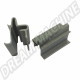 Paire de clips en plastique pour moustiquaire de fenêtre jalousie Westfalia (DM9589)