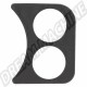 Plaque Support Manomètre Noire 2 Trous pour Coccinelle à partir de 1957