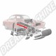 Tôle de Réparation Conduit d'Air Frais Arrière Droit Karmann Ghia 1960-1974