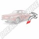 Panneau de Réparation pour Section Extérieure Avant du Quart Arrière Gauche – Karmann Ghia 55-74