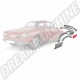 Coin d'Aile Arrière Gauche pour Karmann Ghia Type 14 08/71 et plus