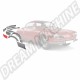 Coin d'Aile Arrière Droit pour Karmann Ghia 56-71