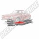 Quart de Plancher Avant Gauche pour Karmann Ghia Type 14, 08/1963-07/1974
