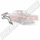 Coin d'aile arrière (côté droit) pour Karmann Ghia 56-74