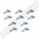 Clips de Lèche-Vitre Extérieur pour Karmann Ghia 56-71, Jeu de 10