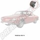Lèche-vitre Extérieur Porte Avant Karmann Ghia 1959-1971