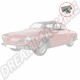 Clips de Lèche-vitre Intérieur Karmann Ghia 1955-1974, 14 pcs