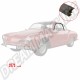 Joint Supérieur Porte Gauche Karmann Ghia Coupé 1971+