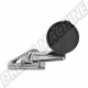 Loquet/ verrou de déflecteur côté passager chrome et noir cox cabriolet a partir de 08/67 