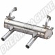 Silencieux Sport Haute Performance pour Moteur Type 1 25CV, 36CV 50/35 Vintage Speed (Sans Découpe de Jupe)