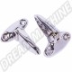 Charnières de Coffre Classiques MBHC et Fixations - MBHC - Chrome (pour voitures classiques)