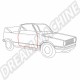 Joint de porte droite pour Golf 1 Cabriolet 08/1983 - 07/1993