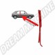 Joint de Vitres sur Arceau Côté Passager pour VW Golf 1 Cabriolet 1.79-3.89