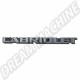 Inscription 'CABRIOLET' noire et chromée pour hayon, 25,2 cm, adaptée à VW Golf I Cabrio