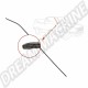 Baguette Noire de Montant Droit de Pare-Brise - Golf 1 Cabriolet 