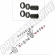 Kit Entretoises de Roulements Arrière à Cardans 16-2400-0 pour VW Coccinelle 1302, 1303, Automatique, Karmann-Ghia, Type 3, 181, Buggy, 356 Réplica