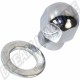 Kit Écrou et Boulon chromé de Fixation pour Poulie d'Alternateur/Dynamo Aluminium Renforcé