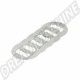 Kit de 5 Rondelles de Réglage pour Poulie d'Alternateur, Aluminium Renforcé