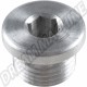 Bouchon de Vidange d'Huile Non Magnétique en Aluminium M18x1,5x12 pour Porsche, Réf. 90021900930