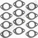 Ensemble de joints pour collecteur d'admission MFI haut, 38 mm, 12 pièces pour Porsche 911 (1969-1977)