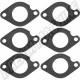 Ensemble d'isolateurs pour collecteur d'admission MFI, 32 mm, 6 pièces pour Porsche 911 T/E (1964-1973)
