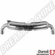 Échappement Sport avec doubles sorties de Ø84 mm en acier inoxydable poli pour Porsche 911 Carrera (année de montage : 08/83-07/89) et Porsche 911 SC/911 Carrera (année de montage : 08/75-07/83)