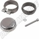 Bouchon de blocage d'échappement en acier inoxydable pour Porsche 964 C2/C4 (88-94) - 1620650300