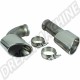Ensemble d'embouts d'échappement, style 993 look, coupe en angle, en acier inoxydable, gauche/droite pour Porsche 964 C2/C4 (88-94) - 1620702010