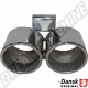 Embouts d'Échappement "Dual Look" en Inox pour Porsche Boxster (986) 2.5-3.2 (1996-2004)