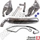 Ensemble d'échappement sport avec embout Ø84 mm et échangeur thermique Ø41 mm avec ensemble de tuyaux pour 3.2L - Style OEM, aucune modification nécessaire sur le carénage moteur 08/83-07/89