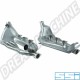 Kit échangeur de chaleur en acier inoxydable, gauche/droite, SSI 1623104910 pour Porsche 911 de 1963 à 1983.