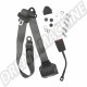 Ceinture de Sécurité Universelle 4 Points avec Enrouleur Gris pour VW - 111898149Agr