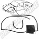 Joint de capot, Porsche 911, 2.0-2.4, 01/63-07/73, référence 90151190102