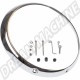 Cerclage de Phare Chromé 3 Trous pour Porsche 911 type F/G, 912 (1965-1986)