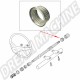 Bague d'espacement entre volant et colonne de direction pour Volkswagen Coccinelle 74-> et Porsche 924, 944 2.5