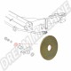 Rondelle d'Essieu Arrière 12.3x52x3mm pour VW Golf Mk1, Cabriolet, Scirocco, Jetta 1974-1993