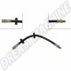 Flexible de frein avant 330 mm pour étriers Girling