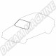 Joint de Pare-brise Avant 171845121 pour Golf et Caddy 1975-1993 pas de rainure pour garniture chrome