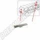 Clip Alu pour Moulure Plastique avec Jonc pour Volkswagen