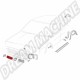 Calandre inférieure pour tablier avant gauche, Golf Mk1 (1981-1993), grille ouverte